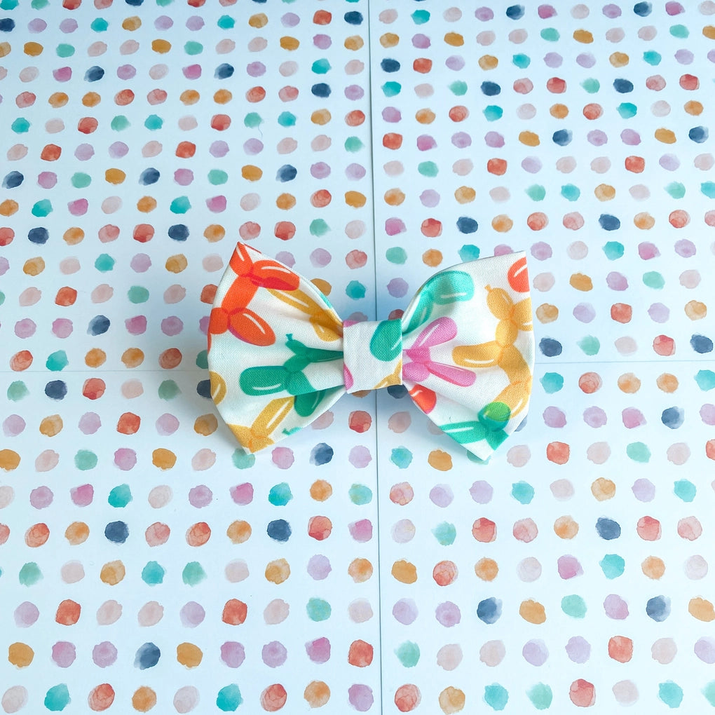 Balloon Dogs Birthday Bow Tie