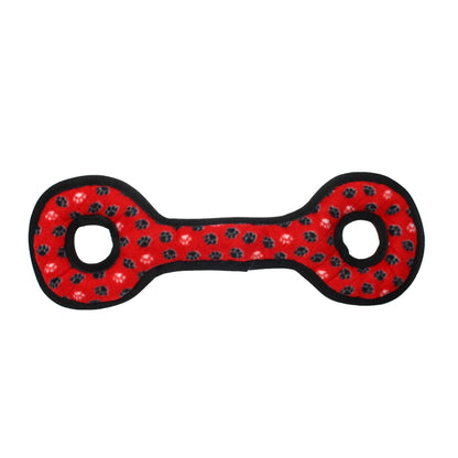 Tuffy Ultimate Tug-O-War - Red Paw, Squeaky Dog Toy